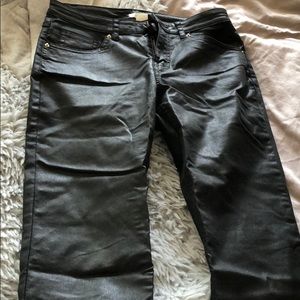 h&m shiny pant